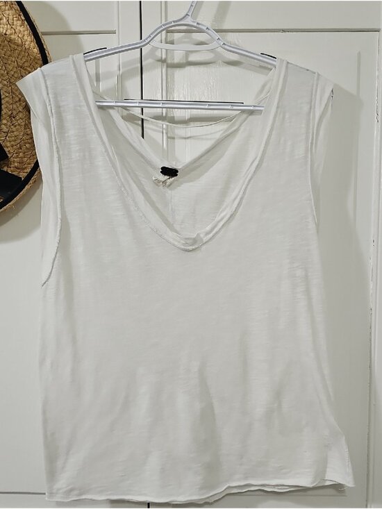 Tops - Women's White V-Neck Tank